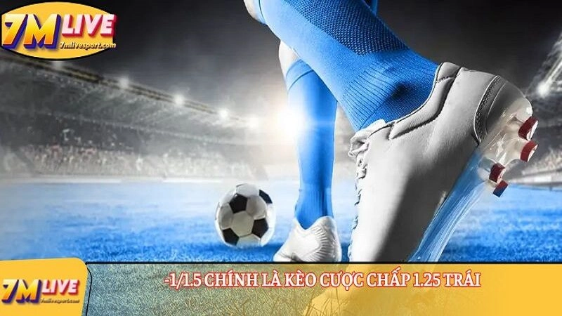  kèo chấp -1/1.5 là bao nhiêu?